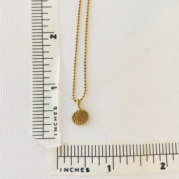 Shell Necklace Catherine Weitzman Gold Vermeil - Picture 4 of 4